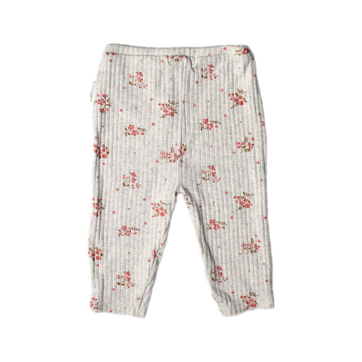 A White Casual Pants from Purebaby in size 3-6M for girl. (Front View)