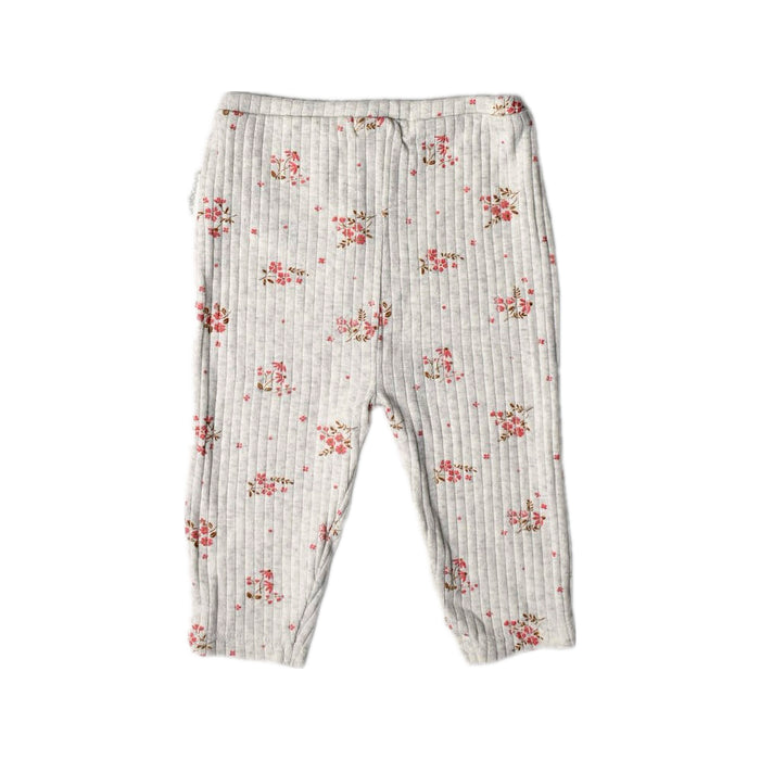 A White Casual Pants from Purebaby in size 3-6M for girl. (Front View)