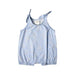 A Blue Sleeveless Rompers from Toshi in size 6-12M for girl. (Front View)