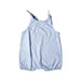 A Blue Sleeveless Rompers from Toshi in size 6-12M for girl. (Back View)