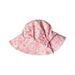 A Pink Sun Hats from Toshi in size XS for girl. (Front View)