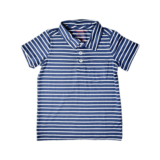 A Blue Short Sleeve Polos from Tommy Bahama in size 4T for boy. (Front View)