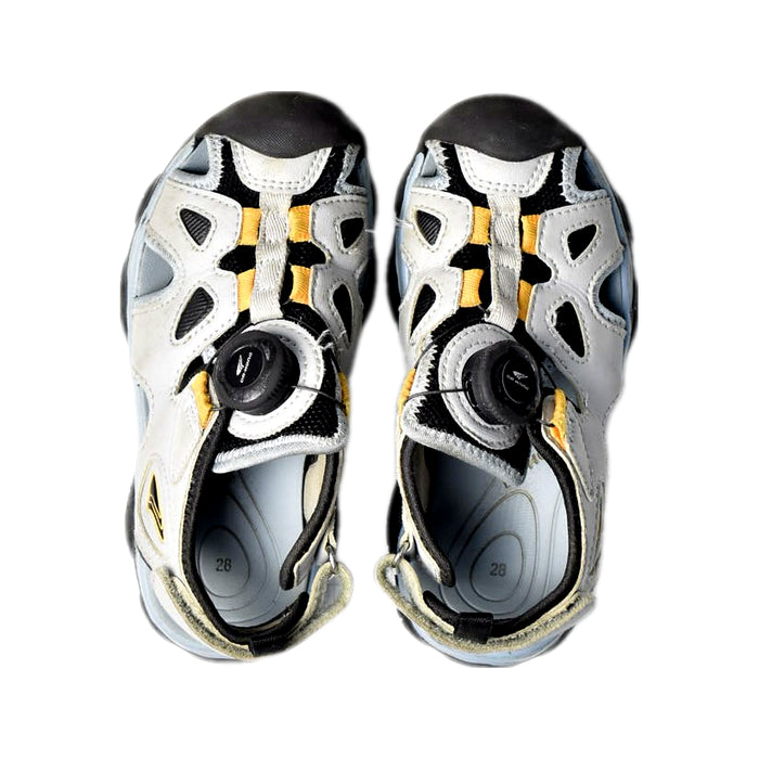A Black Sandals from Dr. Kong in size 5T for boy. (Back View)