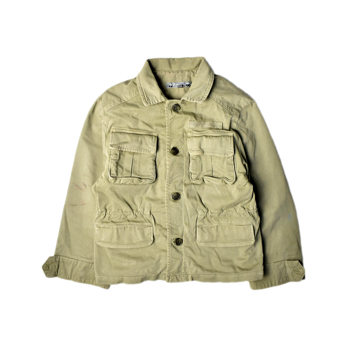 A Beige Lightweight Jackets from Bonpoint in size 4T for neutral. (Front View)