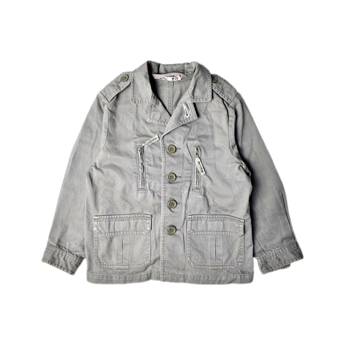 A Grey Lightweight Jackets from Bonpoint in size 3T for neutral. (Front View)