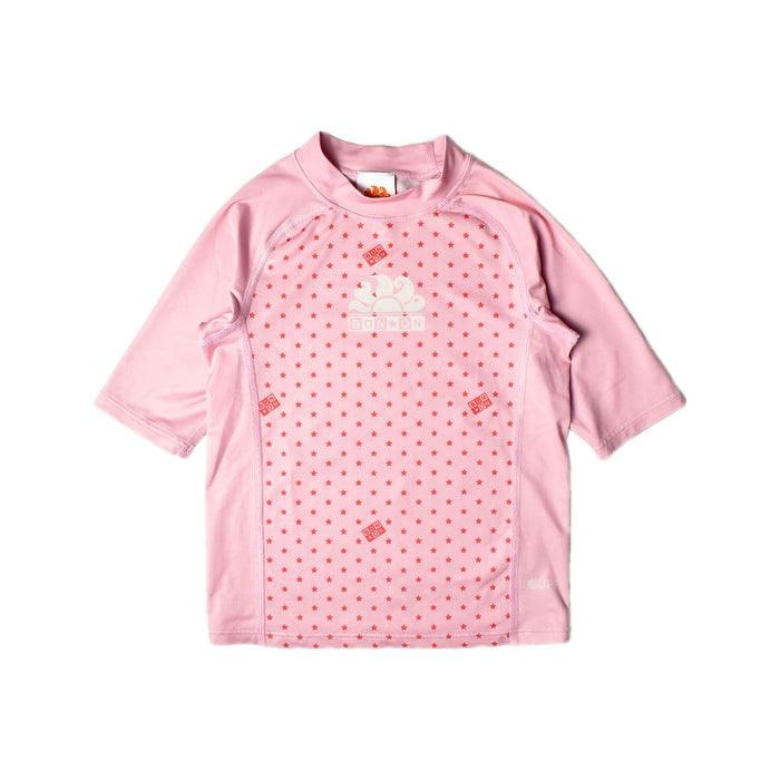 A Pink Rash Guards from Bonton in size 8Y for girl. (Front View)