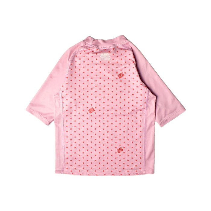 A Pink Rash Guards from Bonton in size 8Y for girl. (Back View)