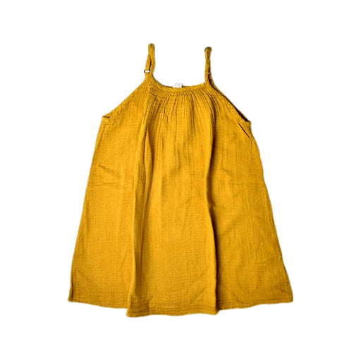 A Yellow Sleeveless Dresses from Numero 74 in size M for girl. (Front View)