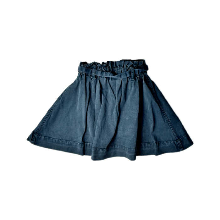A Navy Short Skirts from Bonpoint in size 6T for girl. (Back View)