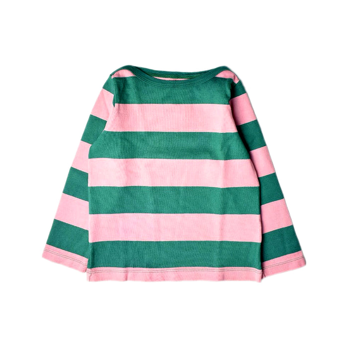 A Green Long Sleeve T Shirts from Petit Bateau in size 4T for neutral. (Front View)