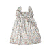 A Multicolour Sleeveless Dresses from Bonton in size 4T for girl. (Back View)