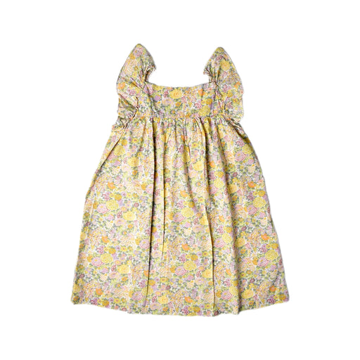 A Multicolour Sleeveless Dresses from Bonton in size 4T for girl. (Front View)