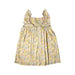 A Multicolour Sleeveless Dresses from Bonton in size 4T for girl. (Back View)