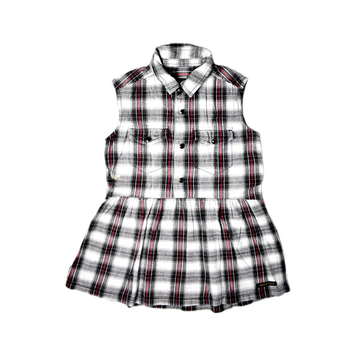 A Black Sleeveless Dresses from Finger in the Nose in size 4T for girl. (Front View)