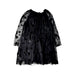 A Black Long Sleeve Dresses from Stella McCartney in size 6T for girl. (Front View)