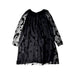 A Black Long Sleeve Dresses from Stella McCartney in size 6T for girl. (Back View)