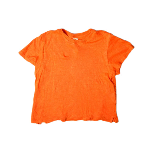 A Orange Short Sleeve T Shirts from Bellerose in size 6T for girl. (Front View)