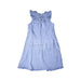 A Blue Sleeveless Dresses from Bonton in size 8Y for girl. (Back View)