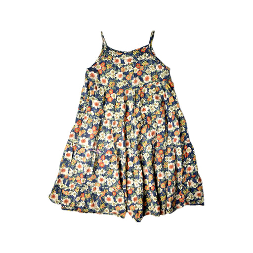 A Multicolour Sleeveless Dresses from Bonton in size 6T for girl. (Front View)