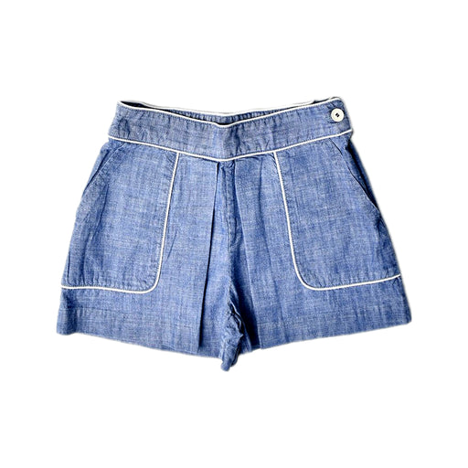A Blue Shorts from Bonpoint in size 8Y for girl. (Front View)