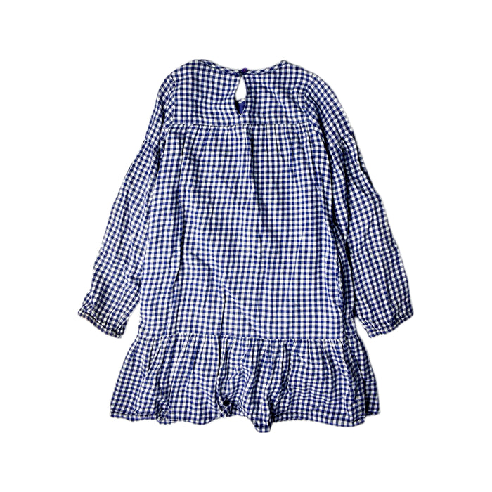 A Blue Long Sleeve Dresses from Boden in size 7Y for girl. (Back View)