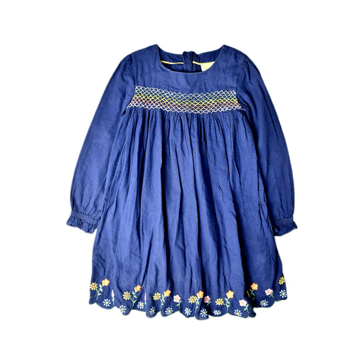 A Blue Long Sleeve Dresses from Boden in size 7Y for girl. (Front View)