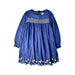 A Blue Long Sleeve Dresses from Boden in size 7Y for girl. (Front View)