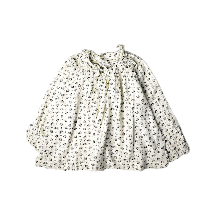 A Ivory Long Sleeve Dresses from Caramel in size 8Y for girl. (Front View)