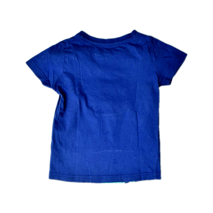 A Blue Short Sleeve T Shirts from Mothercare in size 18-24M for boy. (Back View)