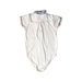 A White Short Sleeve Bodysuits from Chateau de Sable in size 12-18M for girl. (Back View)