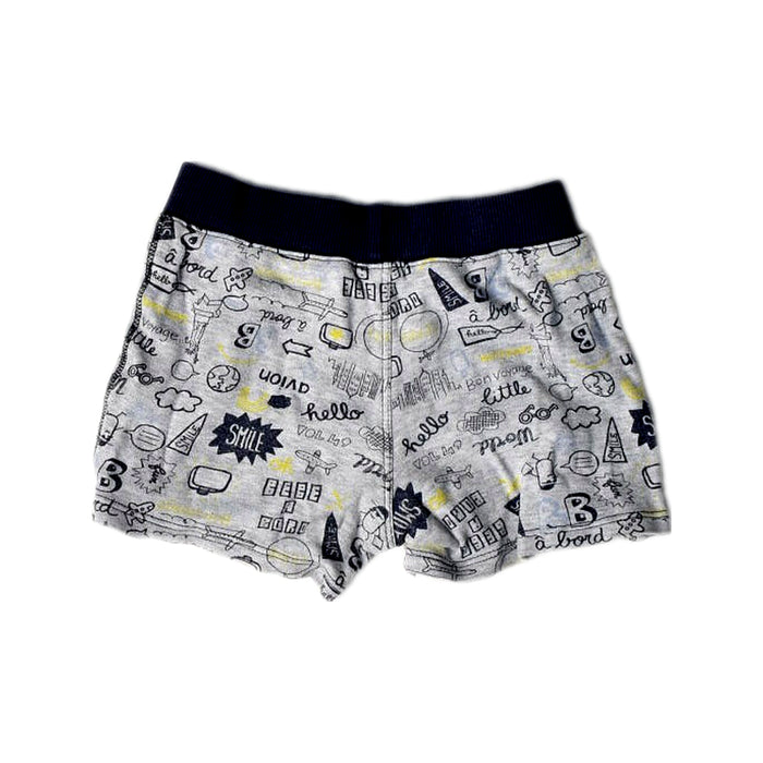 A Grey Shorts from Absorba in size Newborn for boy. (Back View)