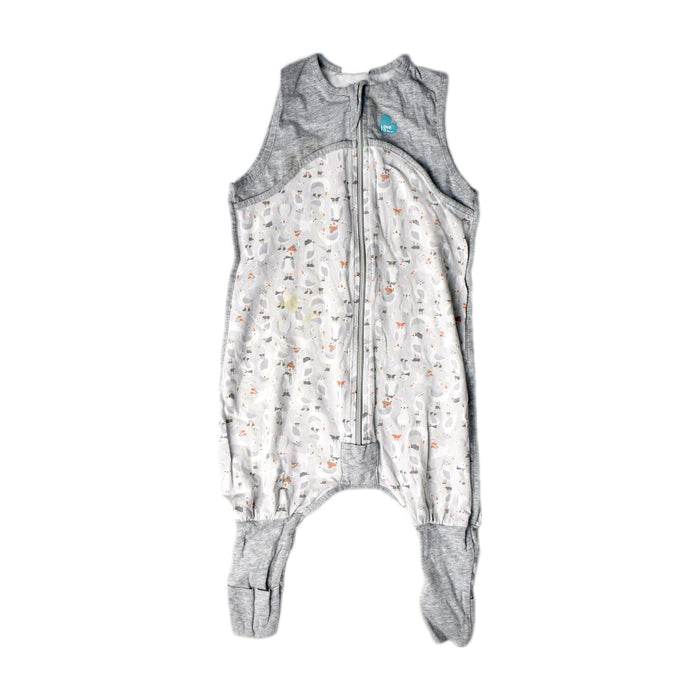 A Grey Onesies from Love To Dream in size 6-12M for neutral. (Front View)
