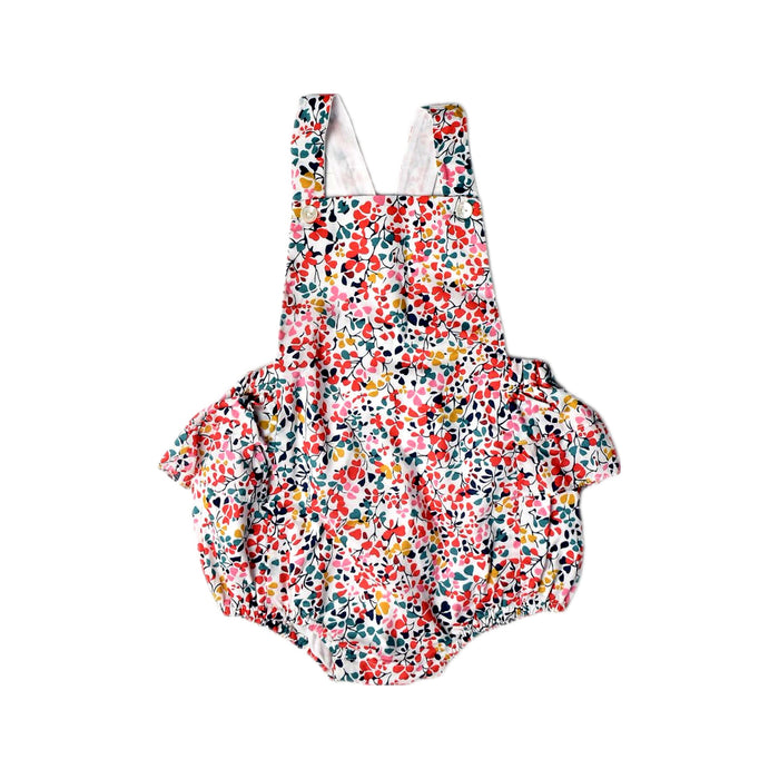 A Multicolour Overall Shorts from Jacadi in size 3-6M for girl. (Front View)