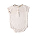 A Ivory Short Sleeve Bodysuits from Burberry in size 3-6M for girl. (Back View)
