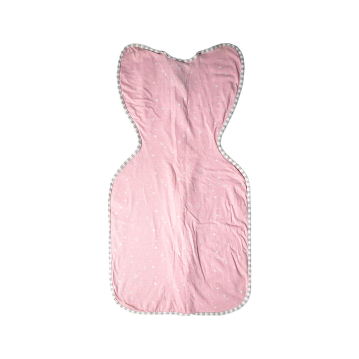 A Pink Swaddles from Love To Dream in size M for girl. (Back View)