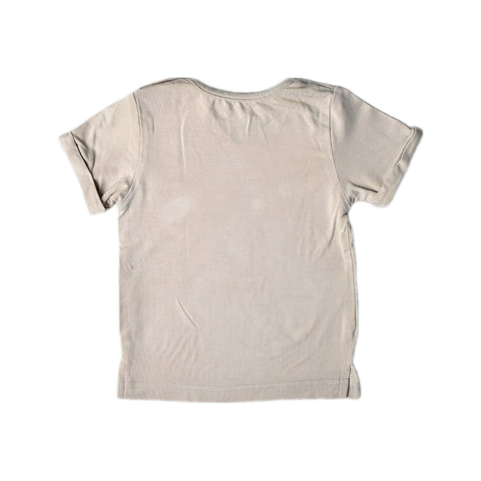 A Beige Short Sleeve T Shirts from Raph and Remy in size 3-6M for neutral. (Back View)