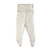 A Ivory Casual Pants from Purebaby in size 0-3M for girl. (Front View)