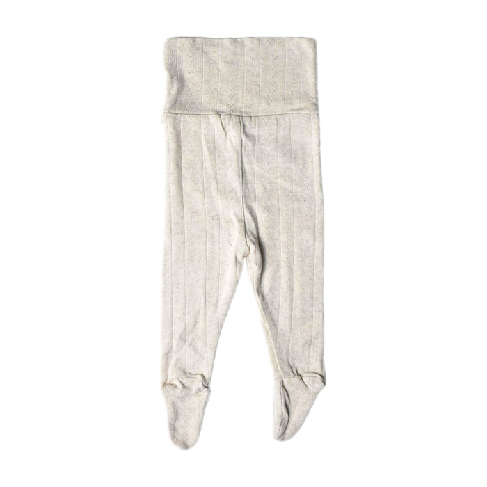 A Ivory Casual Pants from Purebaby in size 0-3M for girl. (Back View)