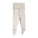 A Ivory Casual Pants from Purebaby in size 0-3M for girl. (Back View)