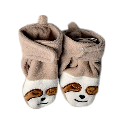 A Beige Slippers from Hudson Baby in size 6-12M for boy. (Front View)