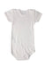 A White Short Sleeve Bodysuits from Petit Bateau in size 3T for girl. (Back View)