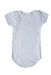 A Blue Short Sleeve Bodysuits from Petit Bateau in size 0-3M for neutral. (Back View)
