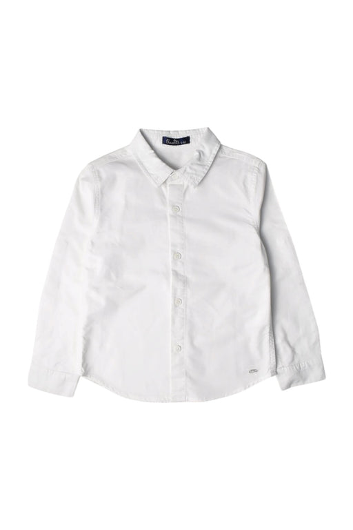 A White Long Sleeve Shirts from bloomB in size 5T for boy. (Front View)