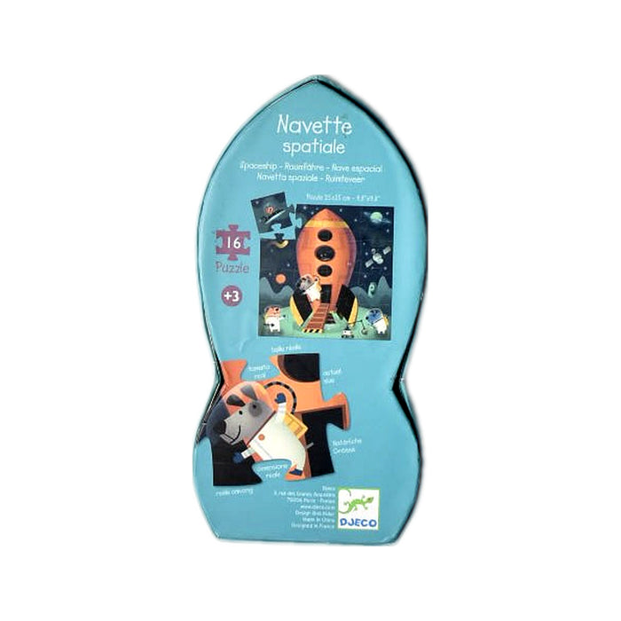 A Orange Board Games & Puzzles from Djeco in size O/S for neutral. (Back View)