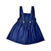 A Navy Overall Dresses from Mabo in size 2T for girl. (Back View)