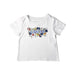 A White Short Sleeve T Shirts from Levi's in size 2T for girl. (Front View)