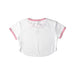 A White Short Sleeve Tops from Lee in size 3T for girl. (Back View)