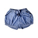A Blue Shorts from Chickeeduck in size 2T for girl. (Front View)