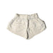 A White Shorts from Gingersnaps in size 3-6M for girl. (Back View)