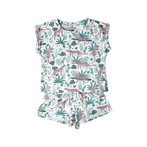 A Multicolour Pyjama Sets from Genwoo Kids in size 2T for girl. (Front View)